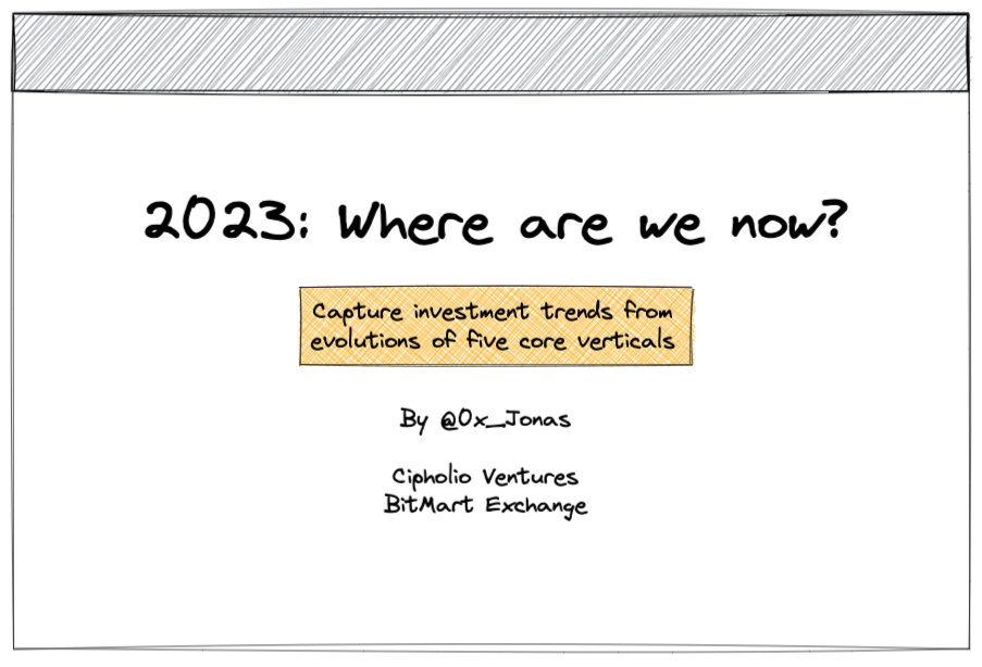 2023 我们身在何处？从五大核心赛道演变逻辑看加密投资趋势