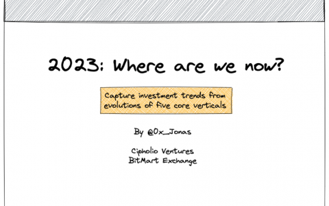 2023 我们身在何处？从五大核心赛道演变逻辑看加密投资趋势