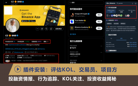 精选｜插件安装：评估 Web3 KOL、交易员、项目方的万能方法