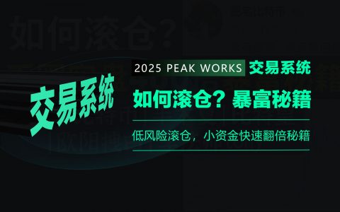 第5集｜如何滚仓？币圈实盘400倍暴富秘籍！低风险滚仓，小资金快速翻倍秘籍！滚仓操作示例，滚仓重点！