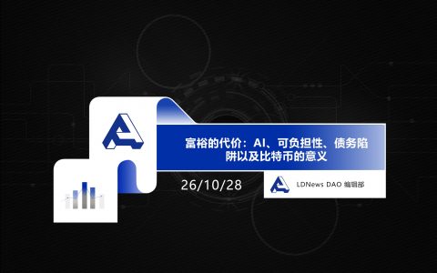 精选｜富裕的代价：AI、可负担性、债务陷阱以及比特币的意义